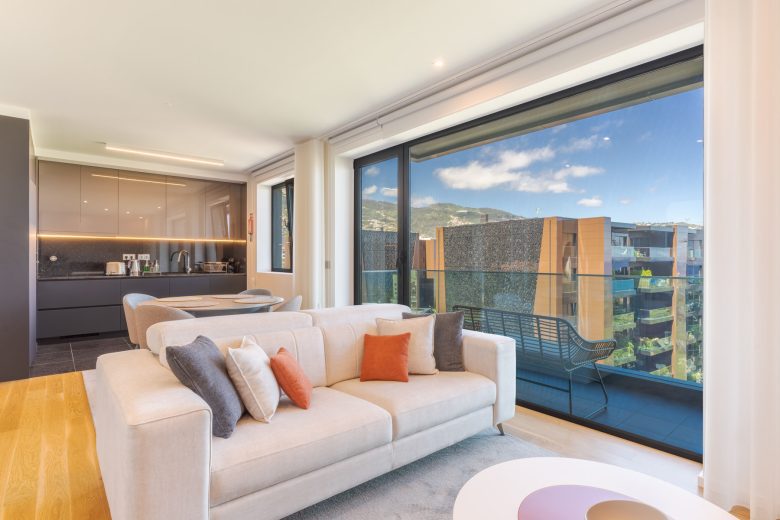 view from a elegant holiday rentals apartment in Funchal, Madeira Island